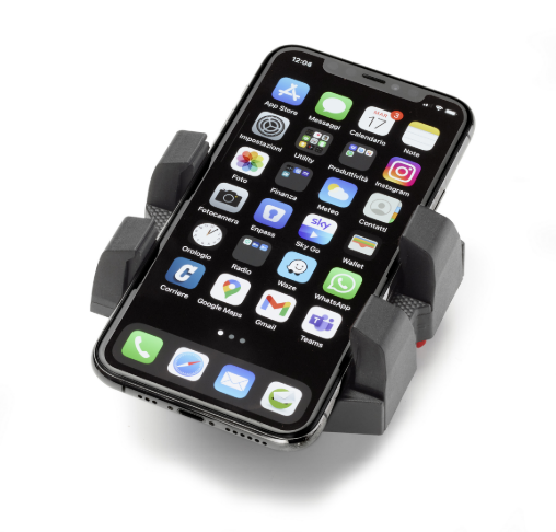 PINCE UNIVERSELLE SUPPORT TÉLÉPHONE OU GPS TAILLE 52MM À 85MM SANS FIXATION POUR MOTO SCOOTER QUAD VÉLO TROTINETTE GIVI / RGS921