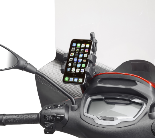 PINCE UNIVERSELLE SUPPORT TÉLÉPHONE OU GPS TAILLE 52MM À 85MM SANS FIXATION POUR MOTO SCOOTER QUAD VÉLO TROTINETTE GIVI / RGS921