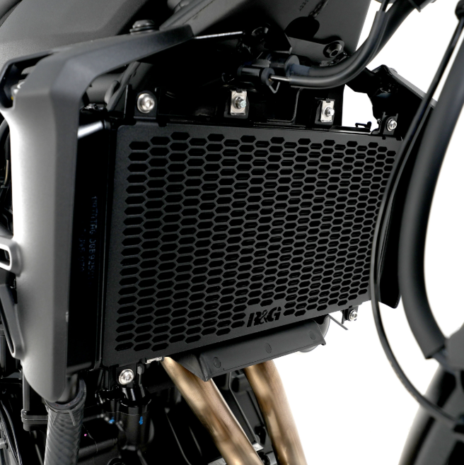 GRILLE PROTECTION DE RADIATEUR D'EAU NINJA 400 2018 À 2024-NINJA 500 2024 À 2025-Z400 2019 À 2020-Z500 2024 À 2025-ELIMINATOR 500 2024 À 2025 R&G RACING / RRRAD0312PROBK