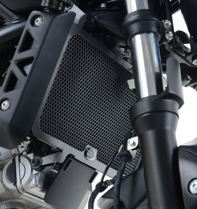 GRILLE PROTECTION DE RADIATEUR D'EAU SV650 2017 À 2025 ET SV650X 2018 À 2024 SUZUKI R&G RACING / RRRAD0203BK
