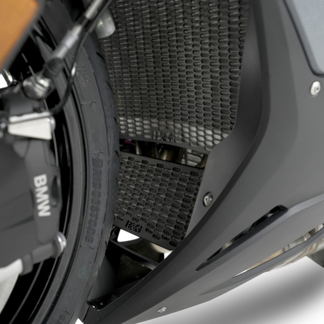 GRILLE PROTECTION DE RADIATEUR D'HUILE BMW S1000R 2021 À 2024-S1000RR 2019 À 2025-S1000XR 2020 À 2023-M1000R 2023 À 2024-M1000RR 2021 À 2024-M1000XR 2024 R&G RACING PRO / RROCG0049PROBK