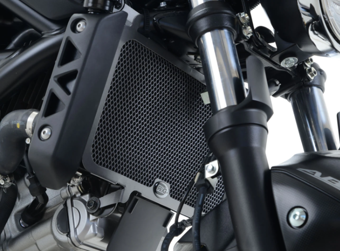GRILLE PROTECTION DE RADIATEUR D'EAU SV650 2017 À 2025 ET SV650X 2018 À 2024 SUZUKI R&G RACING / RRRAD0203BK