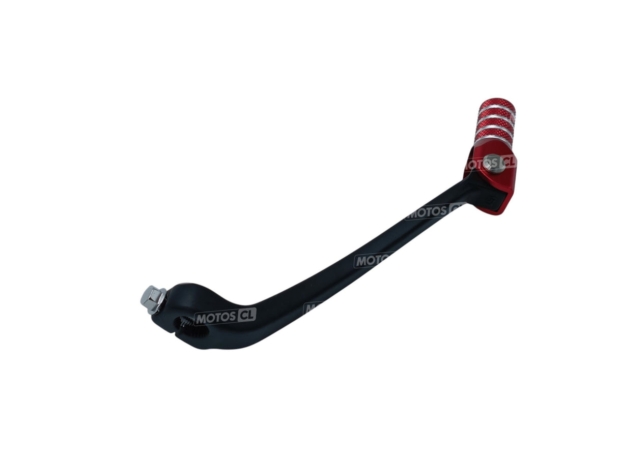 SELECTEUR DE VITESSE SCAR EN ALU ANODISÉ NOIR ET ROUGE CRF450R 2005 À 2016 HONDA-CRE450 ET MOTARD 450 2003 À 2014 HM / RSGSL114