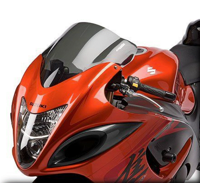 PRISE D'AIR SUZUKI HAYABUSA 1300GSXR 2008 À 2016 TRANSPARANT FUMÉ HOTBODIES / RH0521-0672