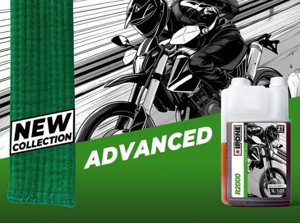 R2000 HUILE MOTEUR 2T SEMI-SYNTHÉTIQUE IPONE BIDON DOSEUR 1L / RI801055