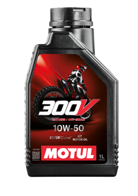 HUILE MOTUL 300V FACTORY LINE 4TPS 10W50 OFF ROAD BIDON 1L / RM112560