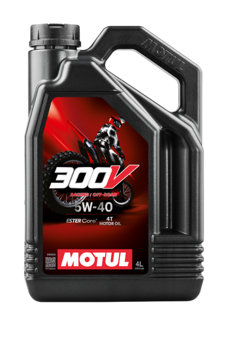 HUILE MOTUL 300V FACTORY LINE 4TPS 5W40 OFF ROAD BIDON 4L / RM104135