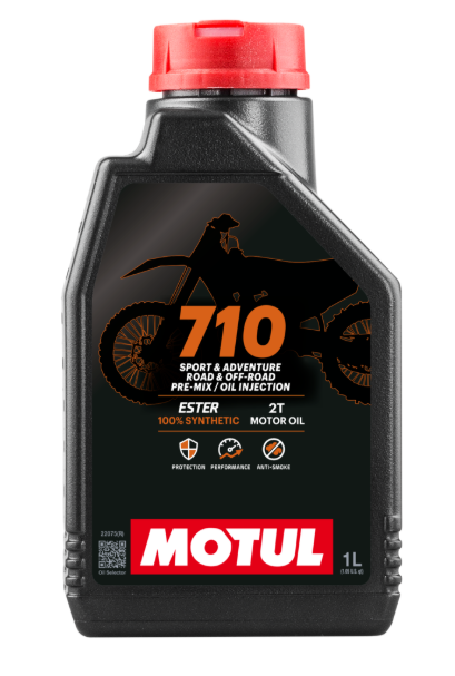 HUILE MOTUL 710 2T 100% SYNTHÈSE BIDON 1L / RM114636