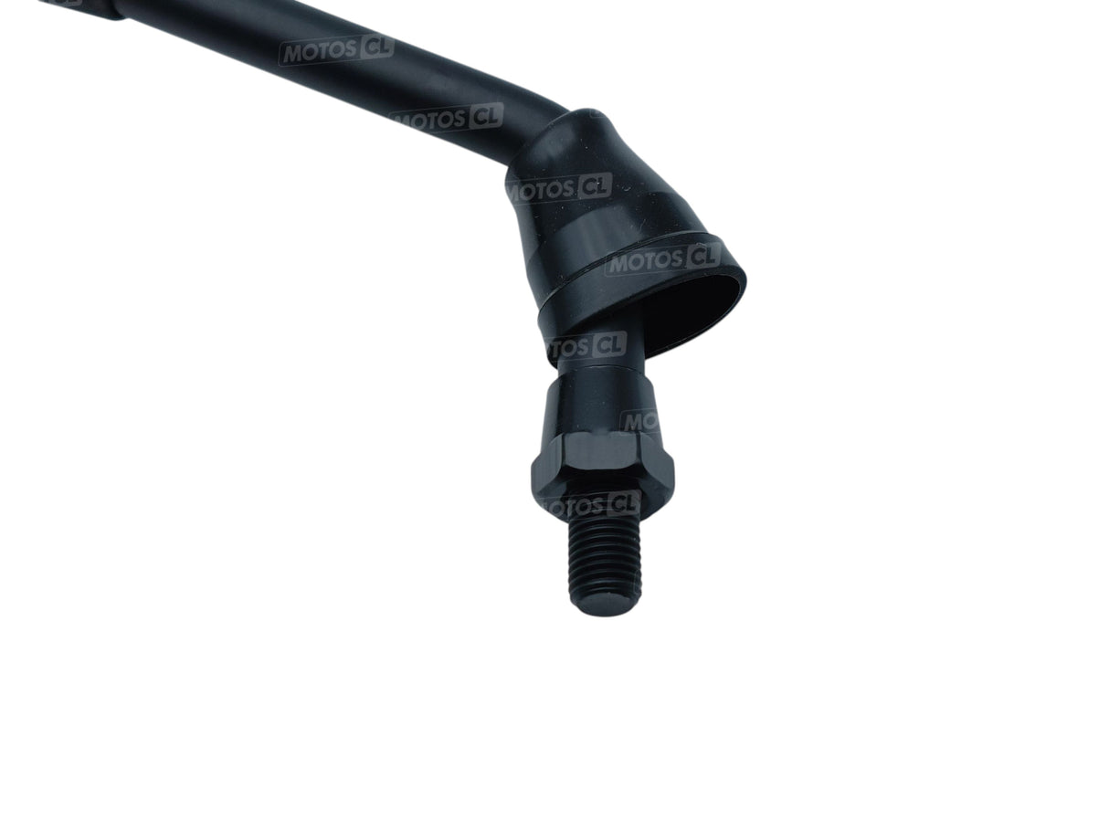 RÉTROVISEUR CHAFT DROIT VENTURA NOIR ET CARBONE HOMOLOGUÉ Ø10MM / RCIN1008