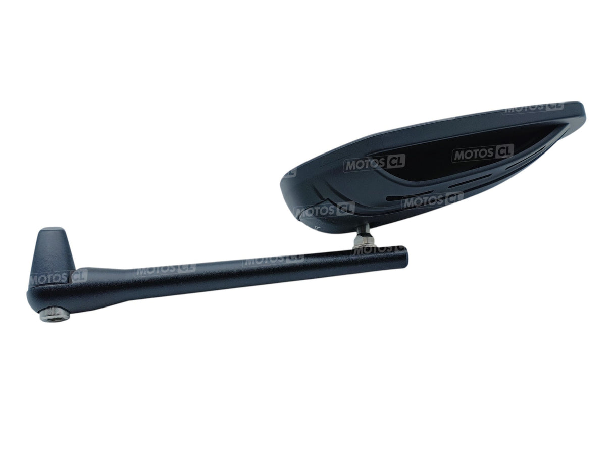 RÉTROVISEUR CHAFT DUTY NOIR HOMOLOGUÉ RÉGLABLE ET RÉVERSIBLE Ø10MM / RCIN111