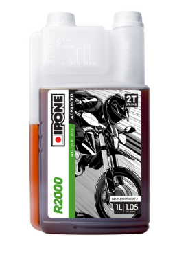 R2000 HUILE MOTEUR 2T SEMI-SYNTHÉTIQUE IPONE BIDON DOSEUR 1L / RI801055