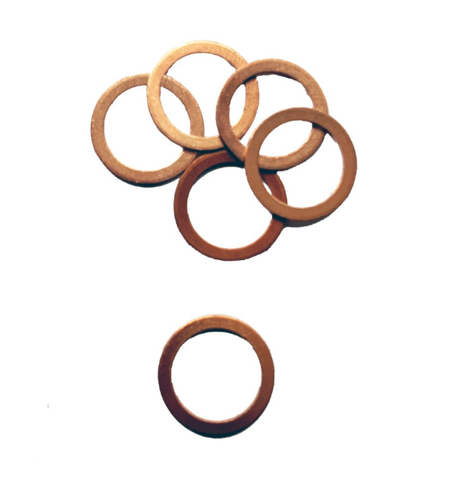 JOINT CUIVRE M10X14 POUR VIS BANJO DE MAÎTRE CYLINDRE FREIN OU EMBRAYAGE / RB06219613