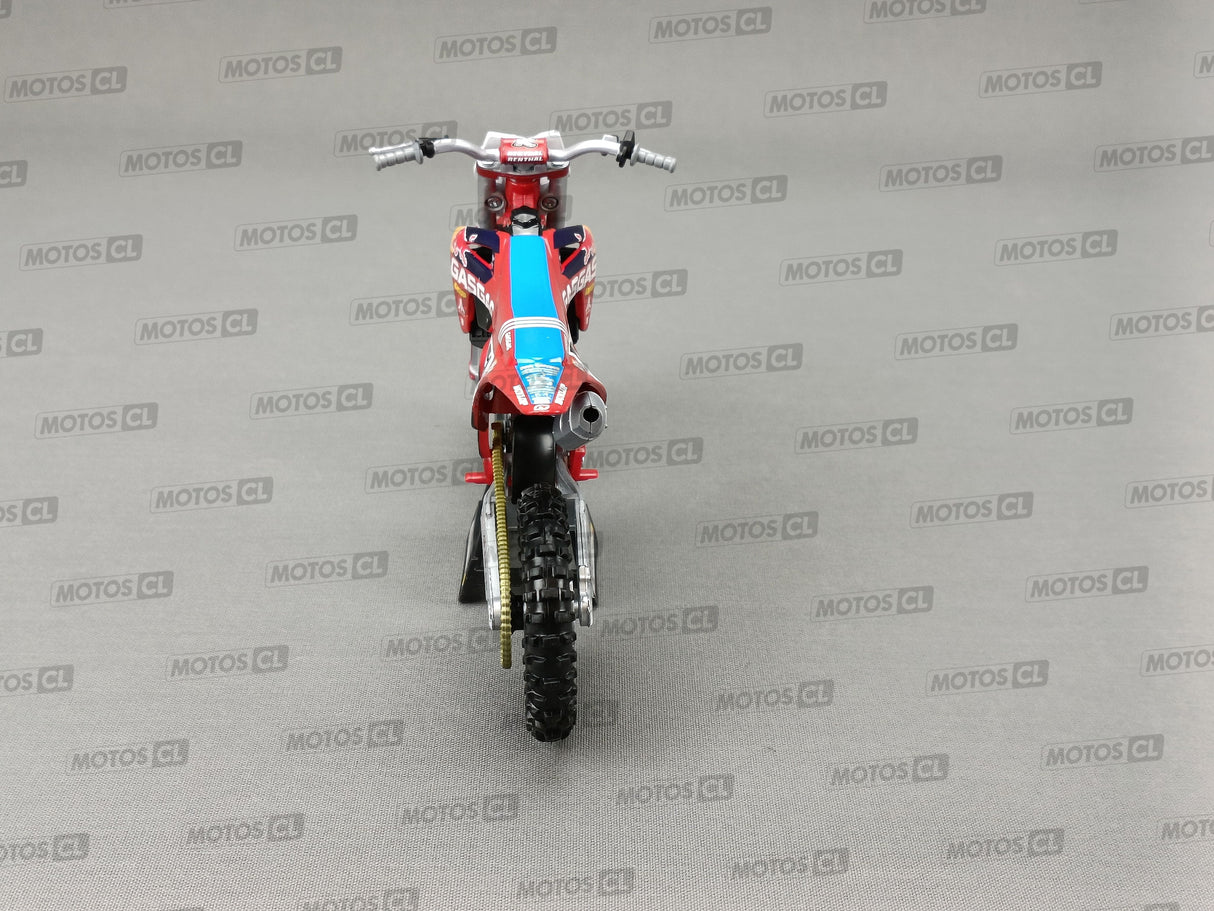 MINIATURE MOTOCROSS GASGAS MC450F N°51 JUSTIN BARCIA 1/12ÈME / RN085-58303