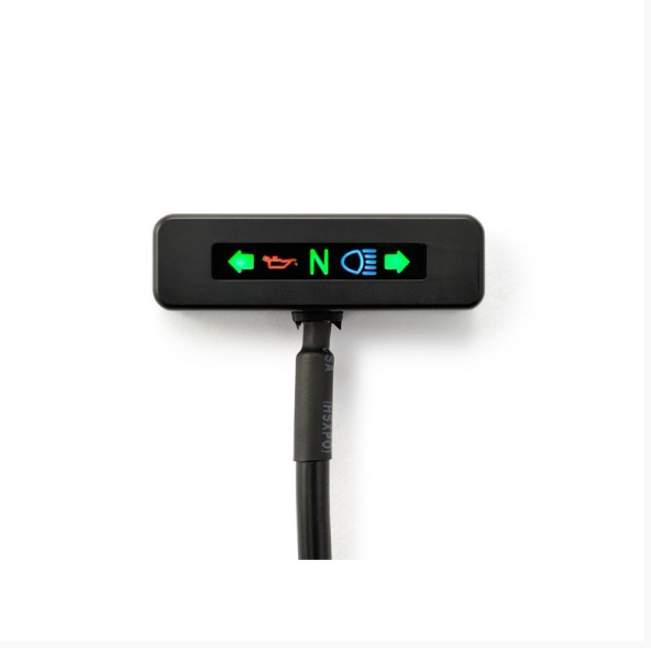 COMPTE TOUR VÉLONA Ø60MM A LED BLEUE 18000TRS-MIN CUVELAGE NOIR DAYTONA / 86862