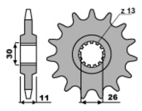 KIT CHAÎNE YAMAHA TDM900 2002 À 2010 16X42 SUPER RENFORCÉ AVEC CHAÎNE D.I.D OR-OR 525ZVM-X2 PIGNON-COURONNE PBR ACIER / RD3029857