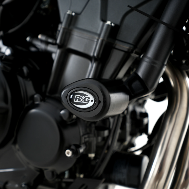 TAMPONS DE PROTECTION HONDA CB500F 2013 À 2015-CB 500 HORNET 2024 À 2025-CB500X 2013 À 2022-NX500 2024 AÉRO R&G RACING / RRCP0342BL