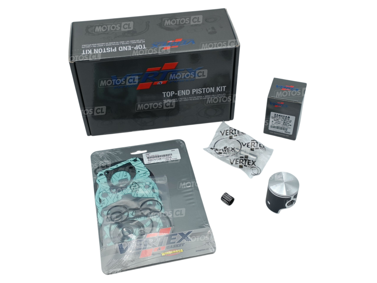 KIT PISTON COMPLET VERTEX REPLICA COULÉ Ø44,96MM POUR GASGAS MC65-HUSQVARNA TC65-KTM SX65 / VTK23430AB