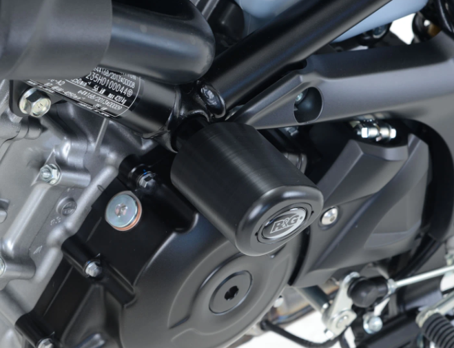 TAMPONS DE PROTECTION SUZUKI SV650 2017 À 2025-SV650X 2018 À 2024-SVF GLADIUS 650 2009 À 2015 AÉRO R&G RACING / RRCP0255BL