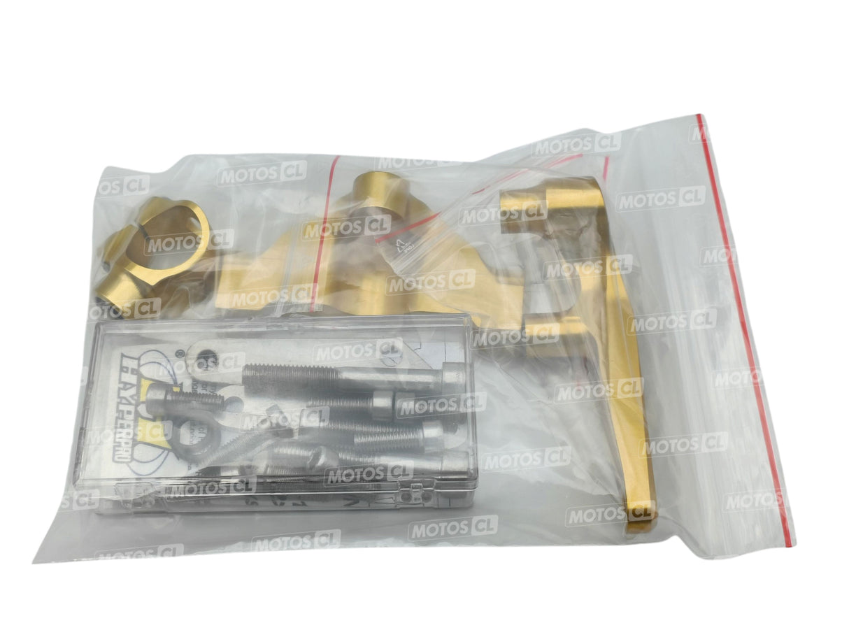 KIT FIXATION AMORTISSEUR DE DIRECTION TRANSVERSAL ZZR1400 2006 À 2019 HYPERPRO / RHHYMKKA14-T001