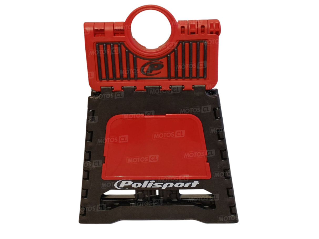 LÈVE-MOTO TOUT-TERRAIN FIXE POLISPORT REPLIABLE ROUGE-NOIR / RP8981500004