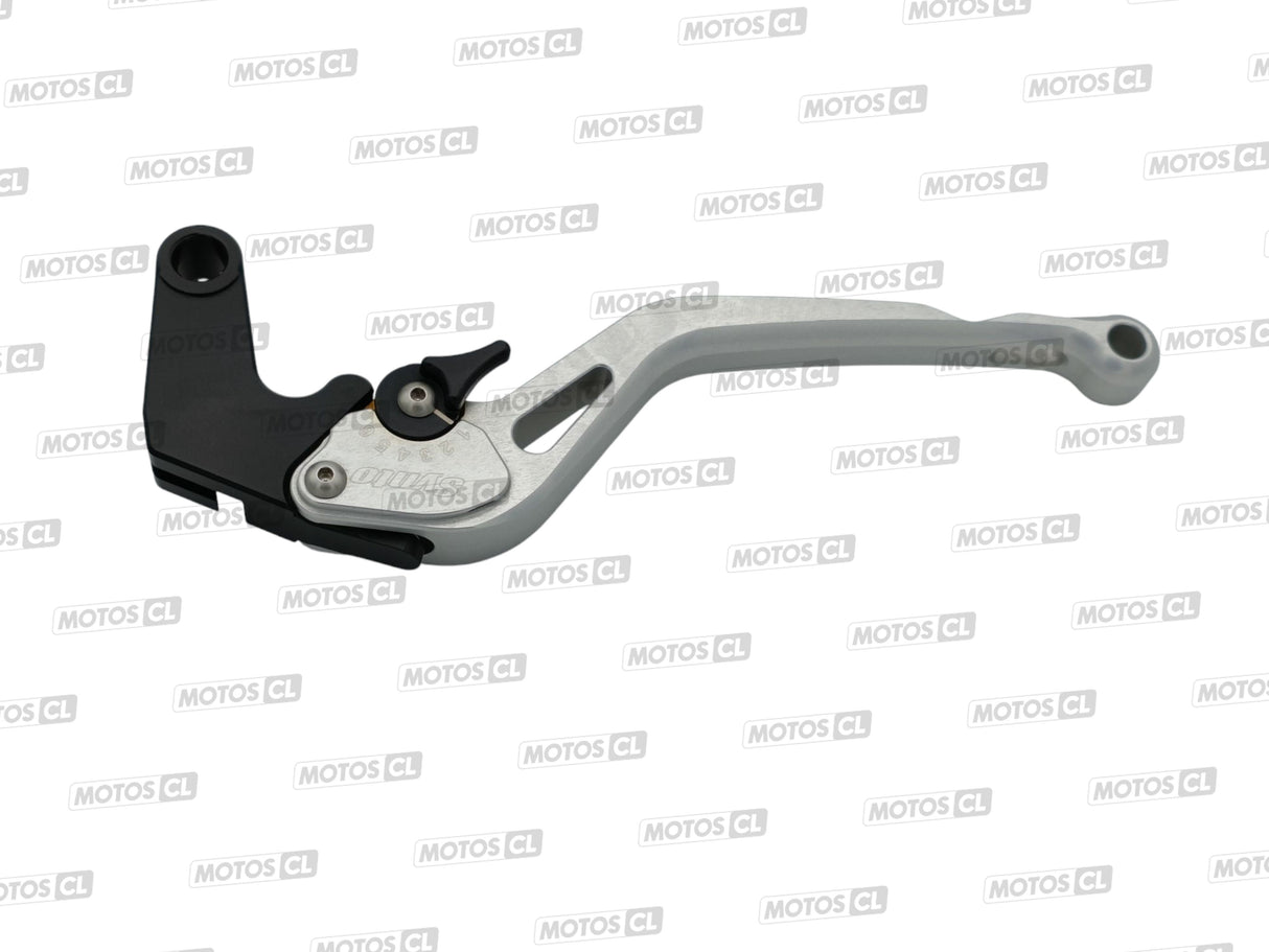 LEVIER D'EMBRAYAGE SYNTO ABM (KH10) EN ALUMINIUM USINÉ CNC LONG ALU RÉGLABLE HOMOLOGUÉ SUZUKI / RA101010-H11-V15