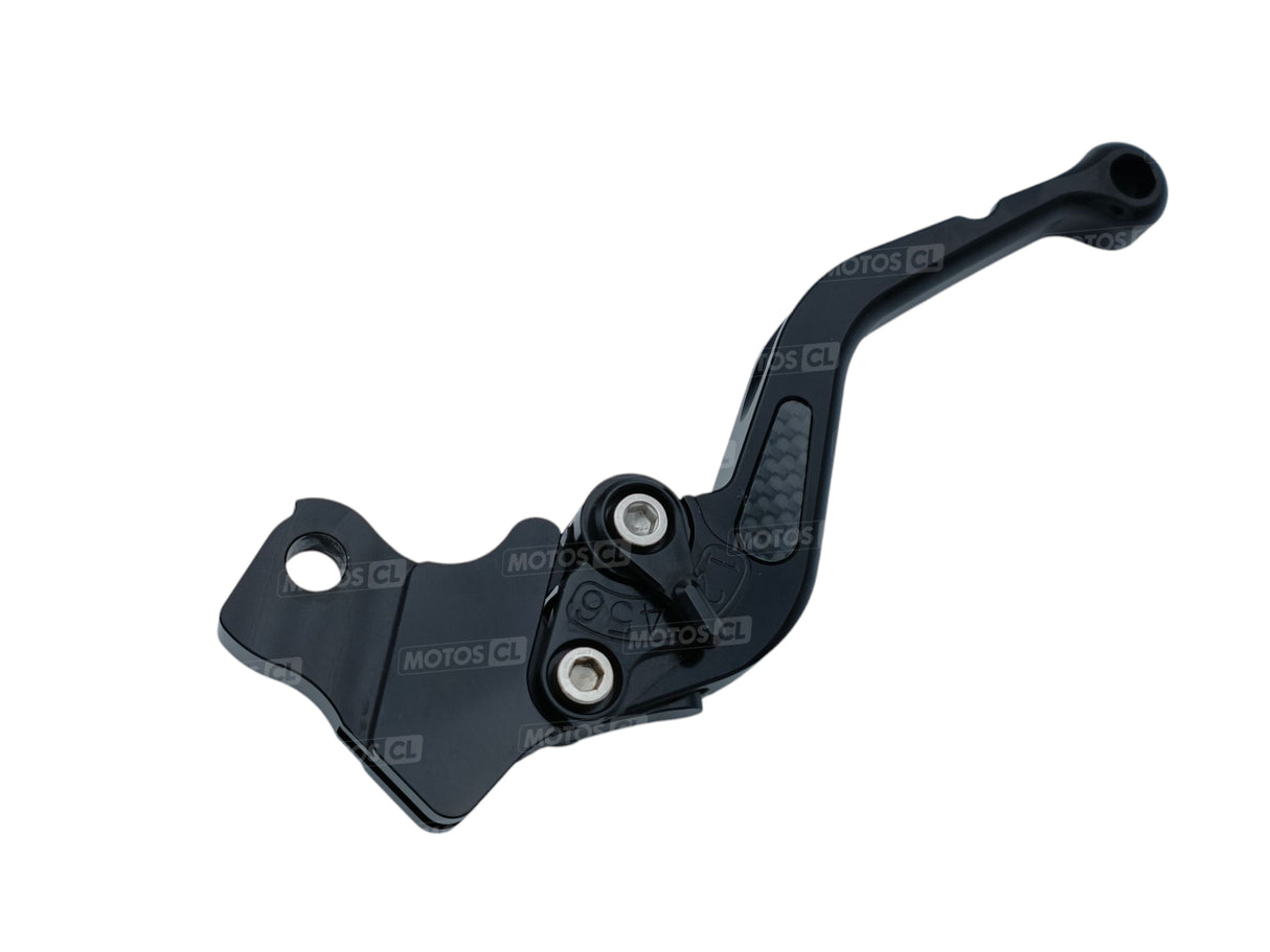 LEVIER D'EMBRAYAGE DUCATI MODÈLE COURT SCRAMBLER 400 800-MONSTER 821-HYPERMOTARD 821 939-MULTISTRADA 950 NOIR-CARBONE CNC RACING / LCS-09-B