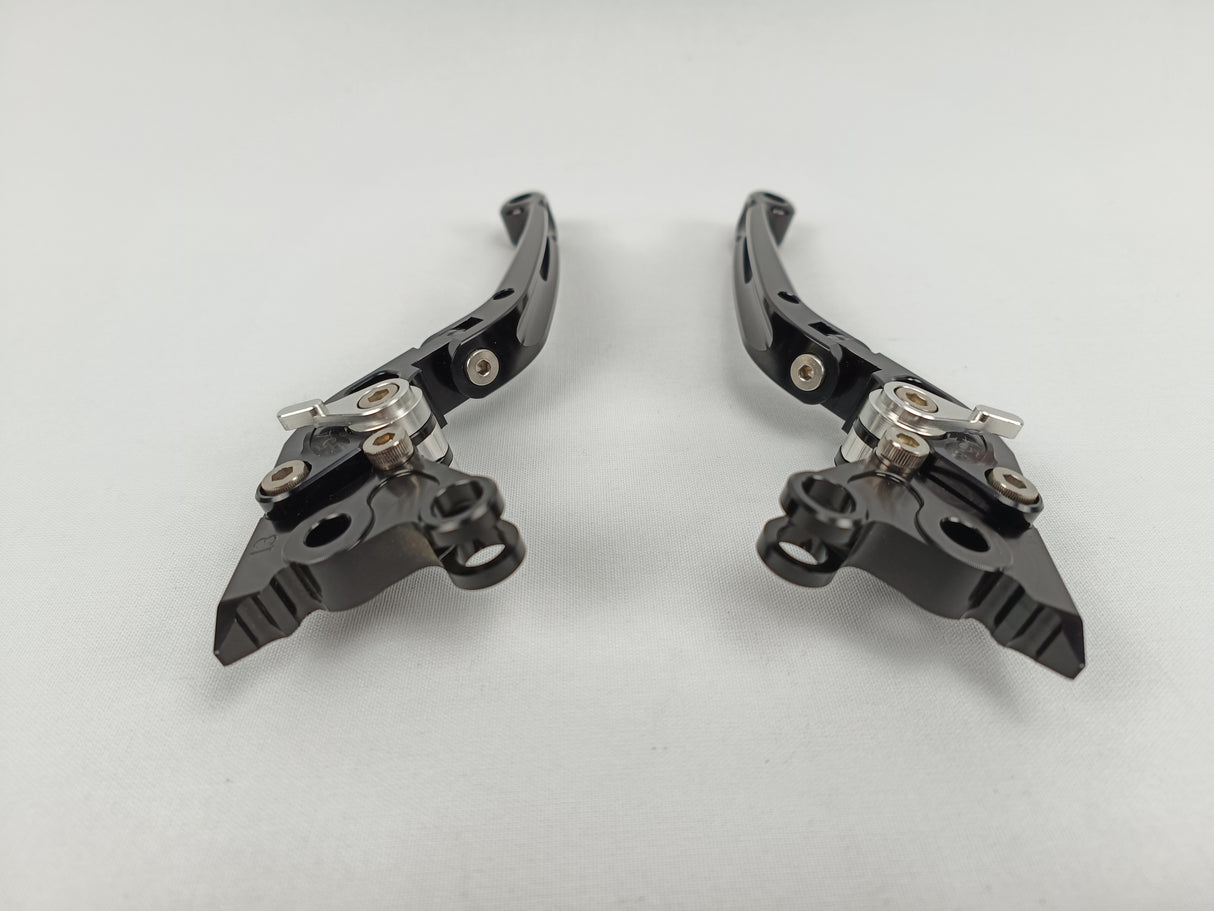 LEVIERS ALU TAILLÉ MASSE REPLIABLES RÉGLABLES NOIR MOLETTE ALU APRILIA-DUCATI-BIMOTA V PARTS / 1067002