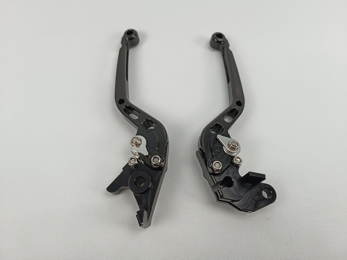 LEVIERS ALU TAILLÉ MASSE RÉGLABLES NOIR MOLETTE ALU 600GSR 750GSR 600-750-1000GSXR GLADIUS DL650 TL1000S SUZUKI V PARTS / 1067127