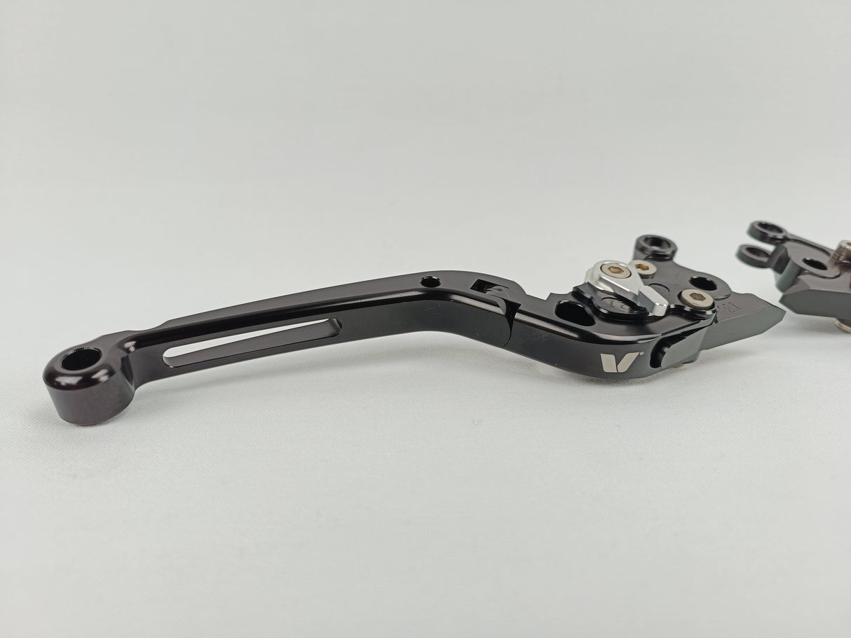 LEVIERS ALU TAILLÉ MASSE REPLIABLES RÉGLABLES NOIR MOLETTE ALU APRILIA-DUCATI-BIMOTA V PARTS / 1067002