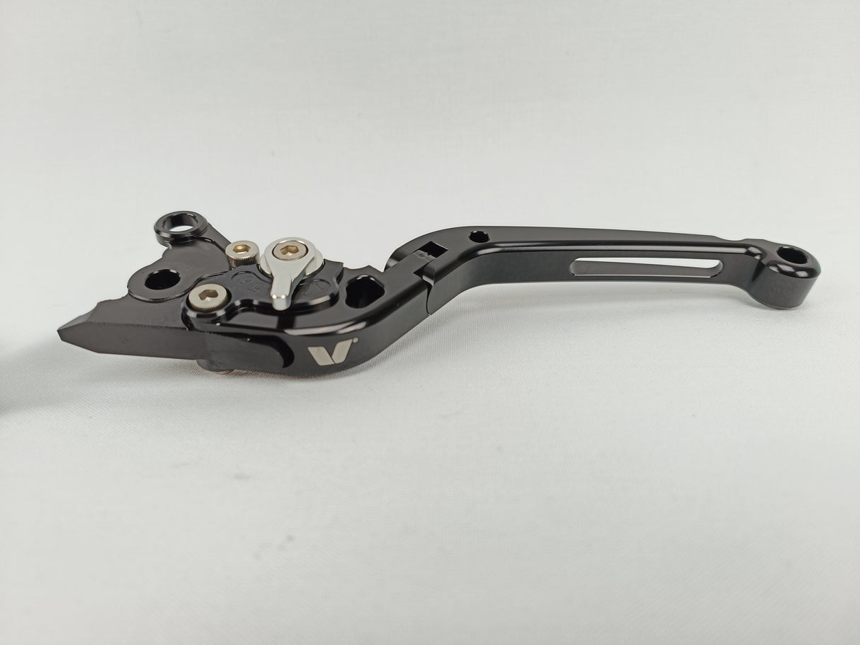 LEVIERS ALU TAILLÉ MASSE REPLIABLES RÉGLABLES NOIR MOLETTE ALU APRILIA-DUCATI-BIMOTA V PARTS / 1067002
