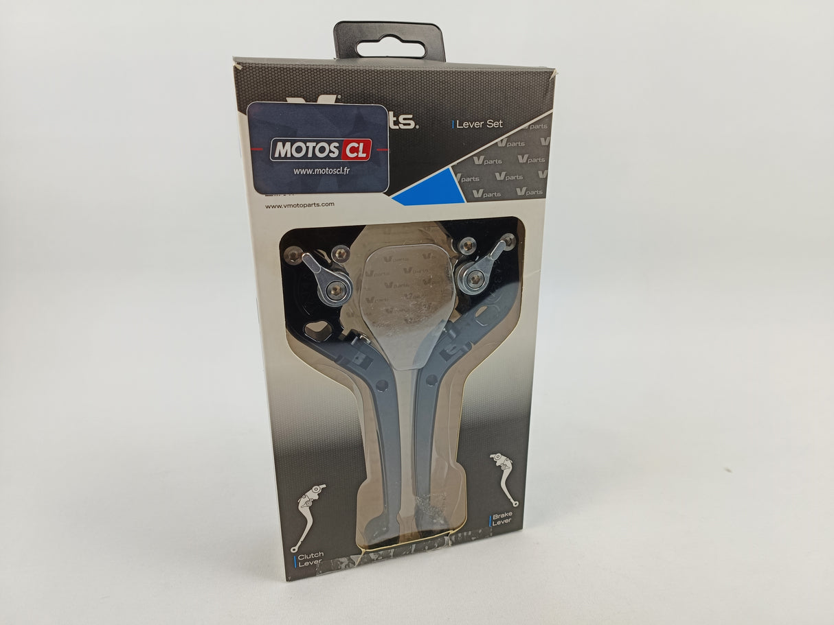 LEVIERS ALU TAILLÉ MASSE REPLIABLES RÉGLABLES NOIR MOLETTE ALU APRILIA-DUCATI-BIMOTA V PARTS / 1067002