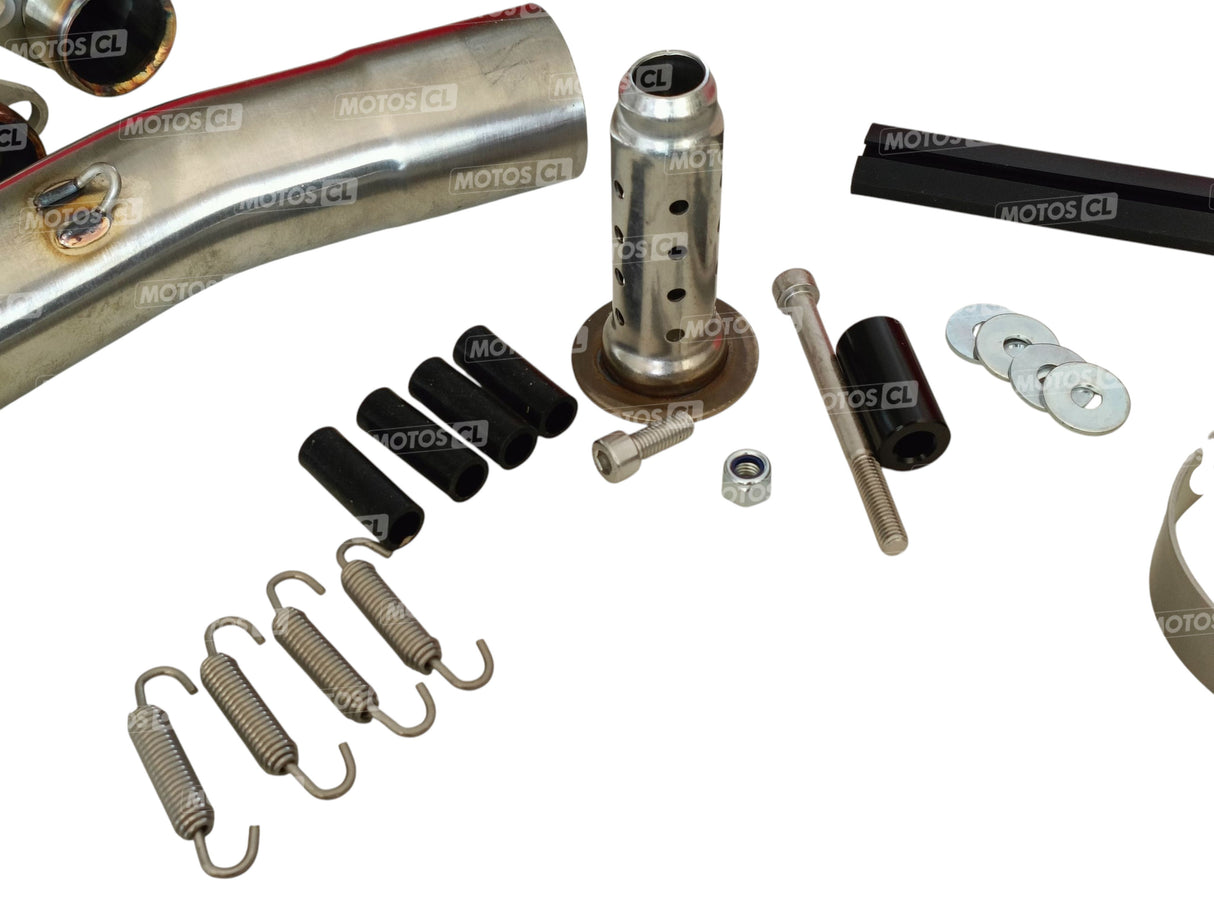 LIGNE COMPLÈTE HOMOLOGUÉE SUZUKI BURGMAN650 2013 À 2016 GPR FURORE NOIR MAT / RGSU.CAT.3.FUNE