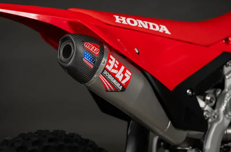 LIGNE COMPLÈTE YOSHIMURA USA RS-12 SIGNATURE SÉRIES INOX CASQUETTE CARBONE HOMOLOGUÉ FIM CRF250R 2025 À 2026-CRF250R WE 2025 À 2026-CRF250RX ENDURO 2025 À 2026 HONDA / RY228460S520