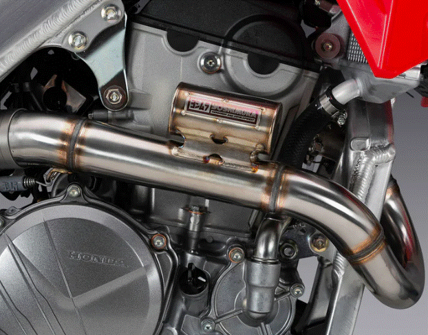 COLLECTEUR YOSHIMURA INOX DE REMPLACEMENT POUR LIGNE COMPLÈTE YOSHIMURA USA RS-12 SIGNATURE SÉRIES (RY228460S520) CRF250R 2025 À 2026-CRF250R WE 2025 À 2026-CRF250RX ENDURO 2025 À 2026 HONDA / RY22846-104F