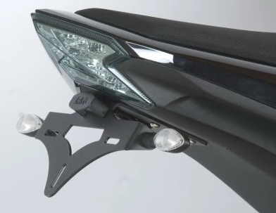 SUPPORT DE PLAQUE KAWASAKI Z800 ET Z800E 2013 À 2016 R&G RACING / RRLP0136BK