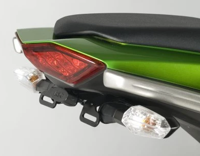 SUPPORT DE PLAQUE KAWASAKI Z1000SX 2011 À 2016 R&G RACING / RRLP0164BK