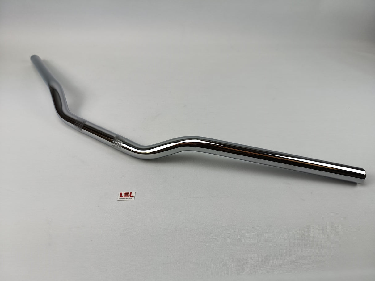 GUIDON LSL SUPERBIKE FLAT BAS 22MM ACIER CHROMÉ HOMOLOGUÉ / RL123LN01CR-22