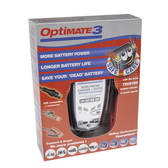 CHARGEUR OPTIMATE 3 12V 0.8A 3-50AH / ROTM430