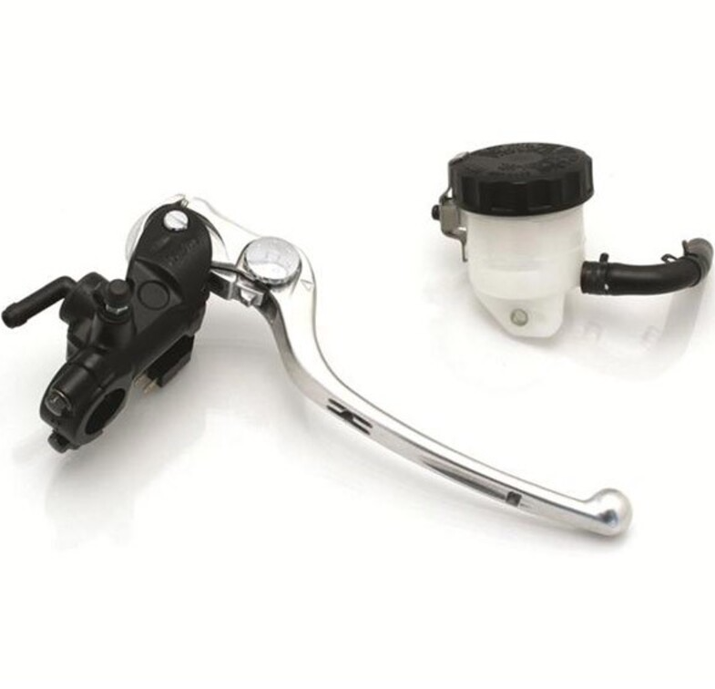 MAÎTRE-CYLINDRE RADIAL DE FREIN AVANT Ø17MM NOIR ET LEVIER ALU NISSIN / RNBMT17-10