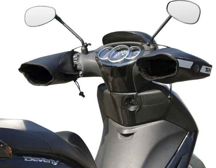 MANCHONS UNIVERSELS POUR GUIDON AVEC EMBOUTS DE GUIDON EN NÉOPRÈNE IMPERMÉABLE POUR MOTO-SCOOTER SHAD / RSX0SR00