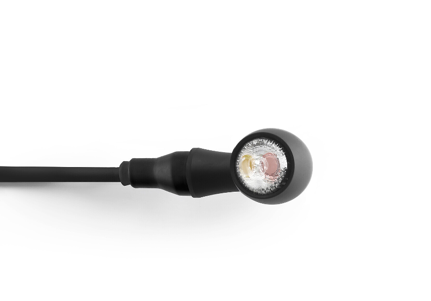 CLIGNOTANT RIZOMA LED CLUB HOMOLOGUÉ ANODISÉ NOIR / RRFR150B