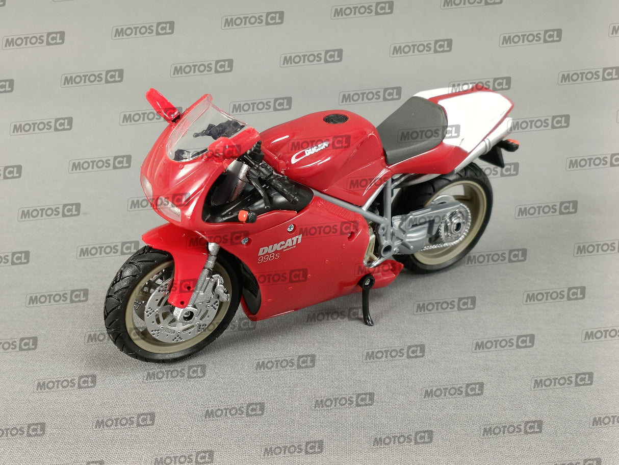 MINIATURE MOTO DUCATI 998S ROUGE 1/12ÈME / RN085-43693