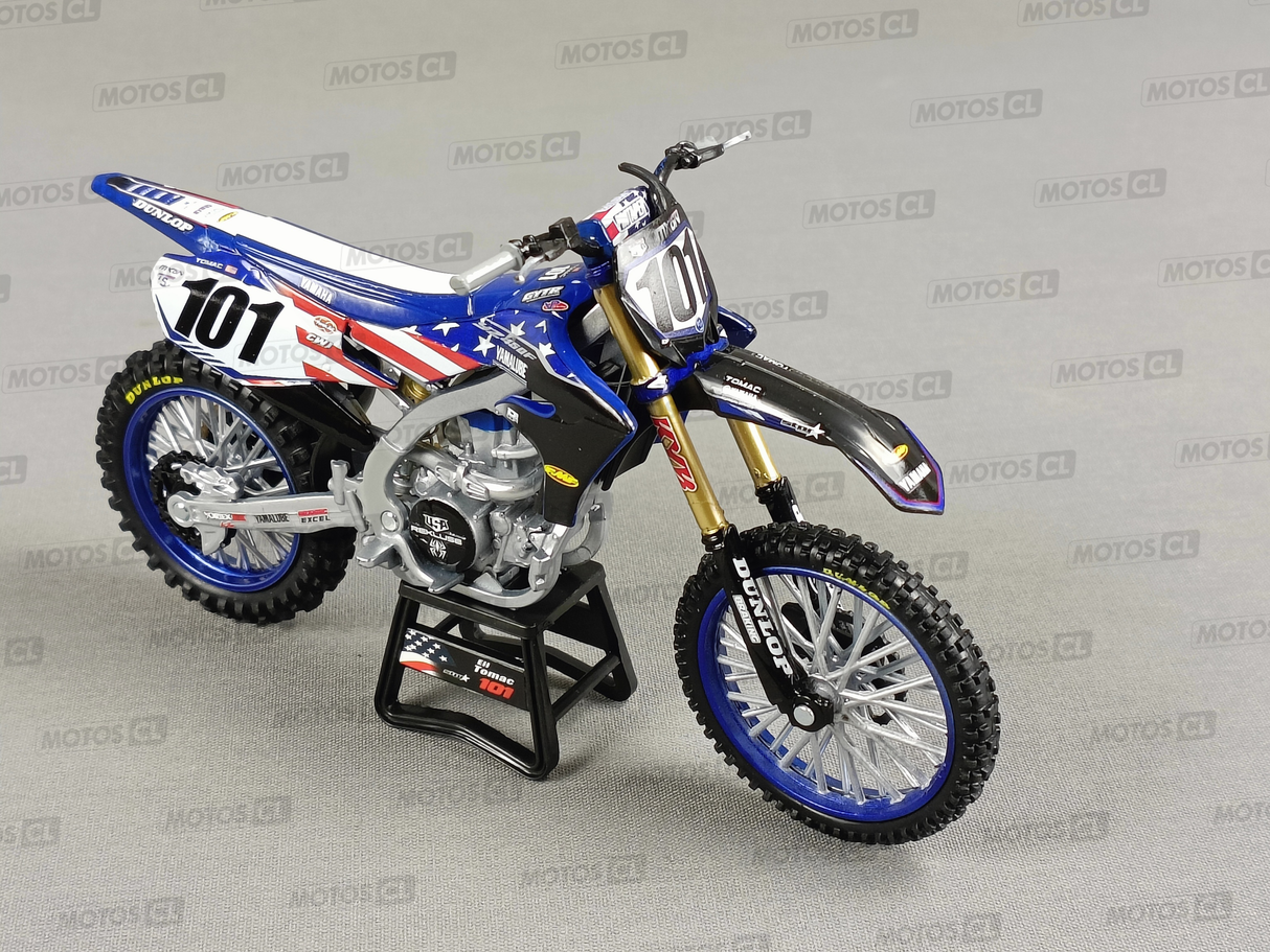 MINIATURE MOTOCROSS YAMAHA STAR RACING TEAM YZF450 N°101 NATION 2022 ELI TOMAC 1/12ÈME / RN085-58423