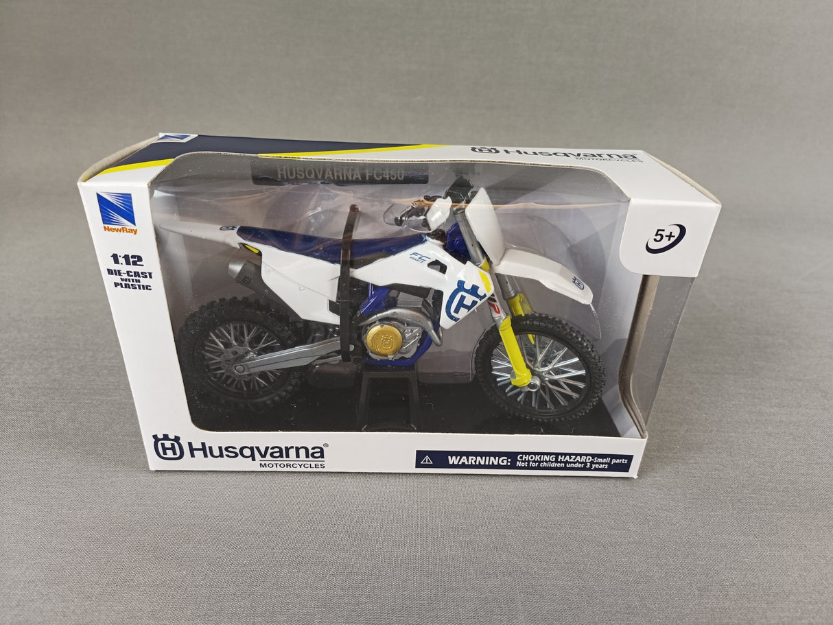 MINIATURE MOTOCROSS HUSQVARNA FC450 1/12ÈME / RN085-58153