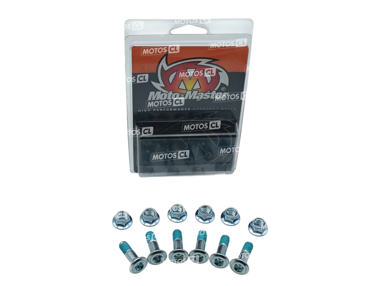 KIT 6 VIS ET ÉCROUS POUR COURONNE M8X26MM BETA-GAS GAS-HUSABERG-HUSQVARNA-KTM-SHERCO MOTO MASTER/ RM213069
