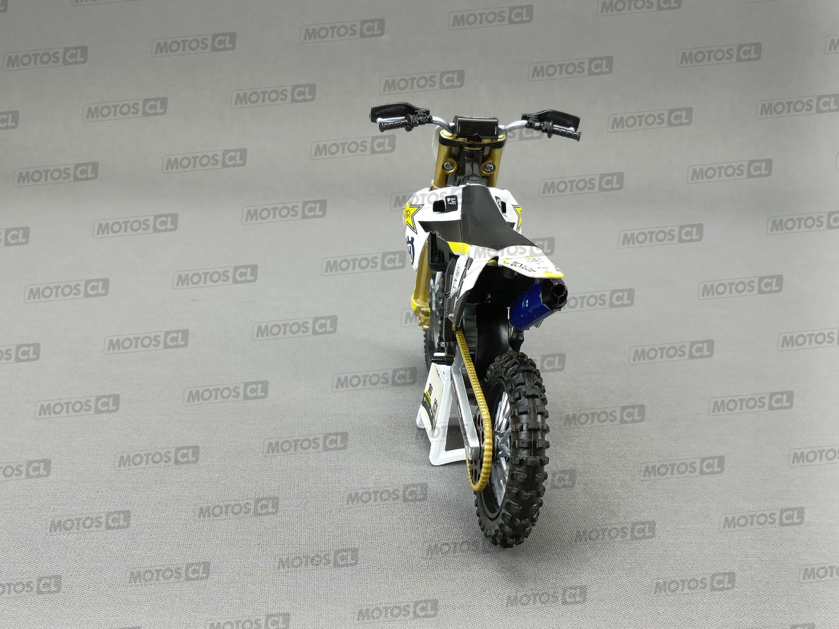 MINIATURE MOTOCROSS HUSQVARNA FC450 N°16 ZACH OSBORNE 1/12ÈME / RN085-58243