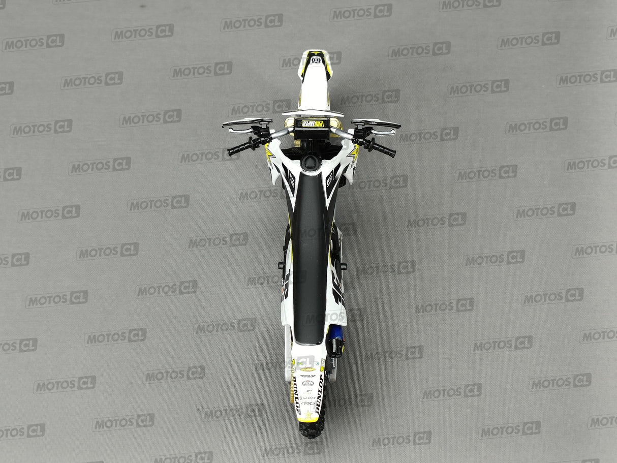 MINIATURE MOTOCROSS HUSQVARNA FC450 N°16 ZACH OSBORNE 1/12ÈME / RN085-58243