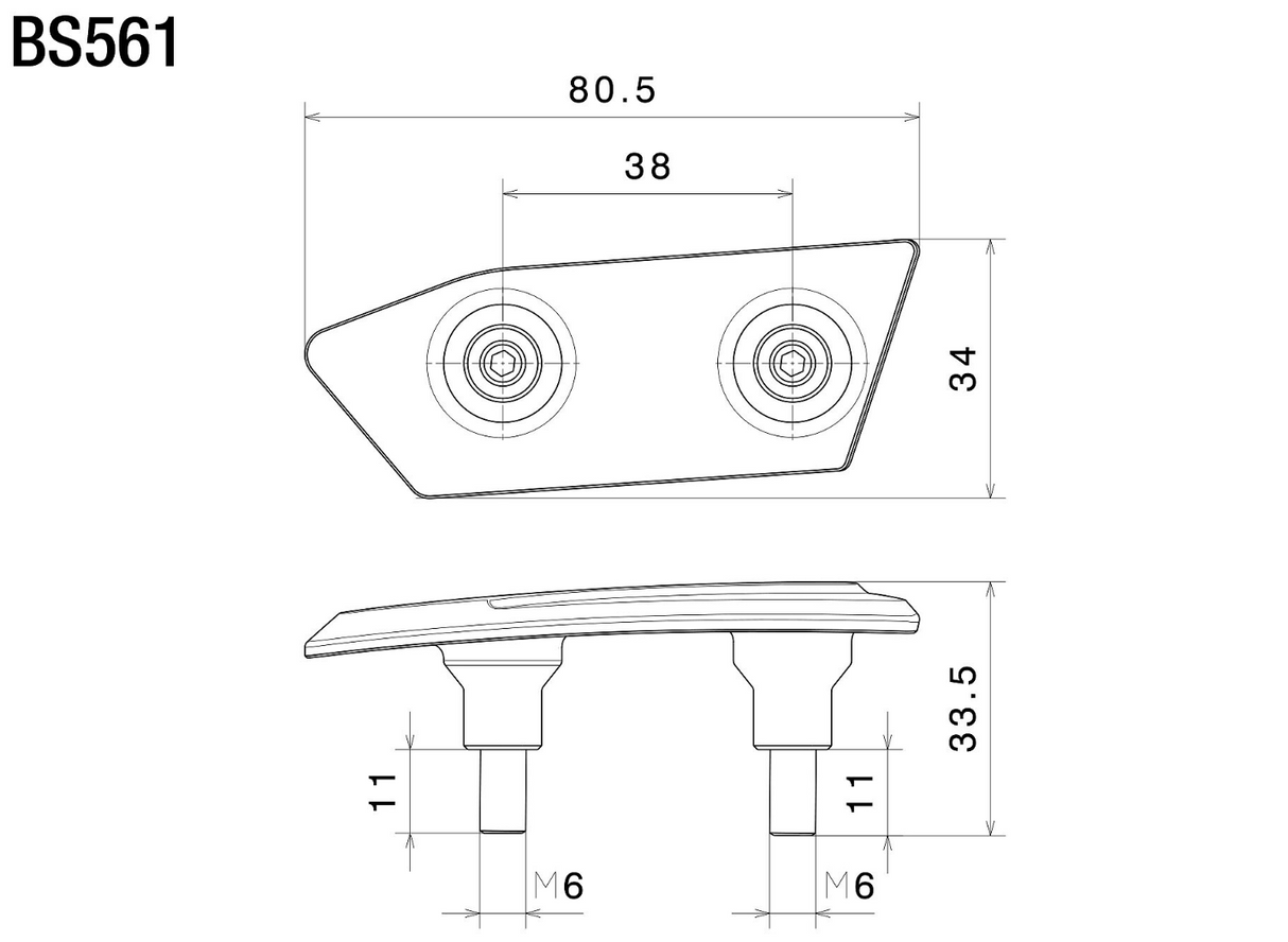 BOUCHONS DE RÉTROVISEURS BMW S1000RR 2019 À 2025 ET M1000RR 50 YEARS M 2022 EN ALUMINIUM ANODISÉ NOIR RIZOMA / RRBS561B