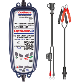 CHARGEUR OPTIMATE 3 12V 0.8A 3-50AH / ROTM430