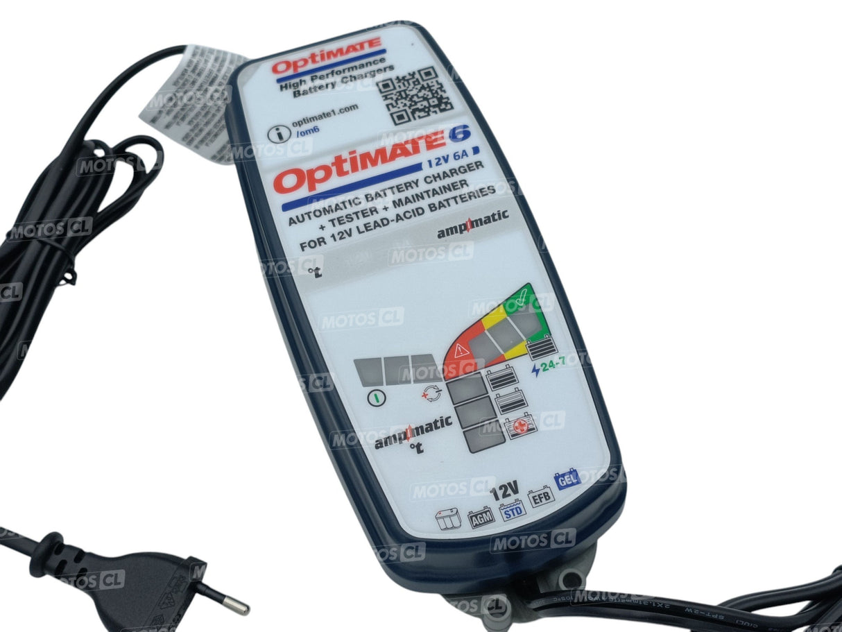 CHARGEUR OPTIMATE 6 AMPMATIC 12V 6A 3-144AH SILVER SÉRIES / ROTM360